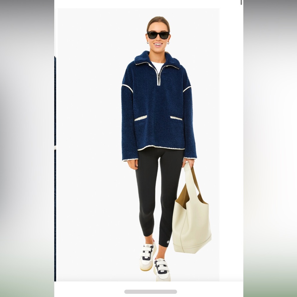 Tuckernuck Rhodes Shearling Quarter Zip